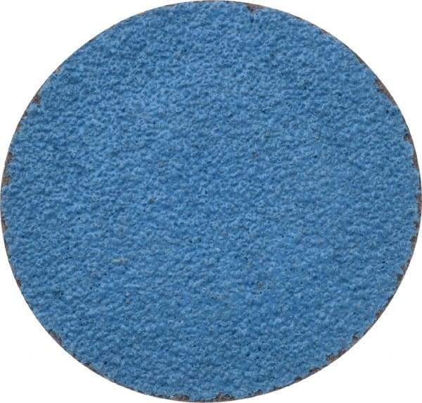 Tru-Maxx - 2" Disc Diam, 50 Grit, Zirconia Alumina Quick Change Disc - Type R Attaching System, Coated, Blue, Coarse Grade, 20,000 RPM - Eagle Tool & Supply