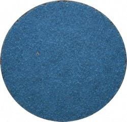 Tru-Maxx - 2" Disc Diam, 60 Grit, Zirconia Alumina Quick Change Disc - Type R Attaching System, Coated, Blue, Medium Grade, 20,000 RPM - Eagle Tool & Supply