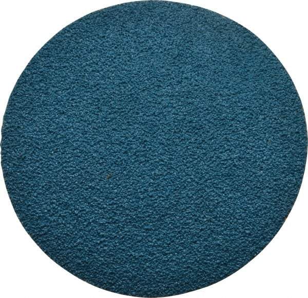 Tru-Maxx - 2" Disc Diam, 80 Grit, Zirconia Alumina Quick Change Disc - Type R Attaching System, Coated, Blue, Medium Grade, 20,000 RPM - Eagle Tool & Supply