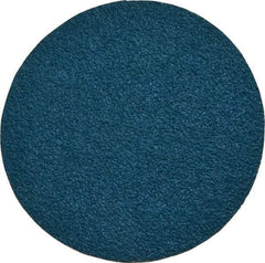 Tru-Maxx - 3" Disc Diam, 50 Grit, Zirconia Alumina Quick Change Disc - Type R Attaching System, Coated, Blue, Coarse Grade, 20,000 RPM - Eagle Tool & Supply