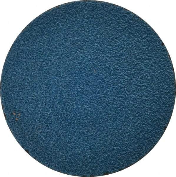 Tru-Maxx - 3" Disc Diam, 60 Grit, Zirconia Alumina Quick Change Disc - Type R Attaching System, Coated, Blue, Medium Grade, 20,000 RPM - Eagle Tool & Supply