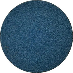 Tru-Maxx - 3" Disc Diam, 60 Grit, Zirconia Alumina Quick Change Disc - Type R Attaching System, Coated, Blue, Medium Grade, 20,000 RPM - Eagle Tool & Supply