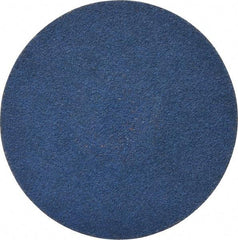 Tru-Maxx - 3" Disc Diam, 80 Grit, Zirconia Alumina Quick Change Disc - Type R Attaching System, Coated, Blue, Medium Grade, 20,000 RPM - Eagle Tool & Supply