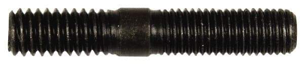 Dorman - 5/16-24 Long Thread, 5/16-18 Short Thread, 1-3/4" OAL Unequal Double Threaded Stud - Steel, Black Oxide Finish, 7/8" Long Thread Length, 9/16" Short Thread Length - Eagle Tool & Supply