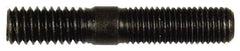 Dorman - 5/16-24 Long Thread, 5/16-18 Short Thread, 1-3/4" OAL Unequal Double Threaded Stud - Steel, Black Oxide Finish, 7/8" Long Thread Length, 9/16" Short Thread Length - Eagle Tool & Supply