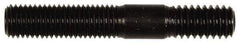 Dorman - 5/16-24 Long Thread, 5/16-18 Short Thread, 2" OAL Unequal Double Threaded Stud - Steel, Black Oxide Finish, 1" Long Thread Length, 9/16" Short Thread Length - Eagle Tool & Supply