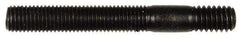 Dorman - 5/16-24 Long Thread, 5/16-18 Short Thread, 2-1/2" OAL Unequal Double Threaded Stud - Steel, Black Oxide Finish, 1-1/2" Long Thread Length, 1/2" Short Thread Length - Eagle Tool & Supply