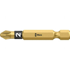 Wera - #3 Pozidriv Screwdriver Bit - 2" OAL - Eagle Tool & Supply
