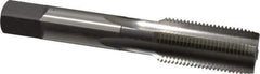 OSG - 3/4-16 UNF 3B 4 Flute Bright Finish High Speed Steel Straight Flute Standard Hand Tap - Plug, Right Hand Thread, 4-1/4" OAL, 2" Thread Length, H3 Limit, Oversize - Exact Industrial Supply