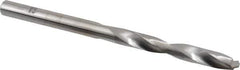 SGS - #8 118° Solid Carbide Jobber Drill - Bright Finish, Right Hand Cut, Spiral Flute, Straight Shank, 3" OAL, Faceted Point - Eagle Tool & Supply