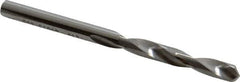 SGS - #13 118° Solid Carbide Jobber Drill - Bright Finish, Right Hand Cut, Spiral Flute, Straight Shank, 2-3/4" OAL, Faceted Point - Eagle Tool & Supply