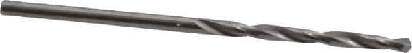 SGS - #52 118° Solid Carbide Jobber Drill - Bright Finish, Right Hand Cut, Spiral Flute, Straight Shank, 1-1/2" OAL, Faceted Point - Eagle Tool & Supply