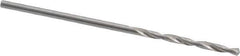 SGS - #55 118° Solid Carbide Jobber Drill - Bright Finish, Right Hand Cut, Spiral Flute, Straight Shank, 1-1/2" OAL, Faceted Point - Eagle Tool & Supply