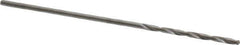 SGS - #67 118° Solid Carbide Jobber Drill - Bright Finish, Right Hand Cut, Spiral Flute, Straight Shank, 1-1/4" OAL, Faceted Point - Eagle Tool & Supply