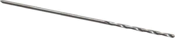 SGS - #70 118° Solid Carbide Jobber Drill - Bright Finish, Right Hand Cut, Spiral Flute, Straight Shank, 1-1/4" OAL, Faceted Point - Eagle Tool & Supply