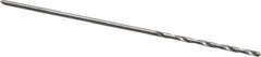 SGS - #70 118° Solid Carbide Jobber Drill - Bright Finish, Right Hand Cut, Spiral Flute, Straight Shank, 1-1/4" OAL, Faceted Point - Eagle Tool & Supply