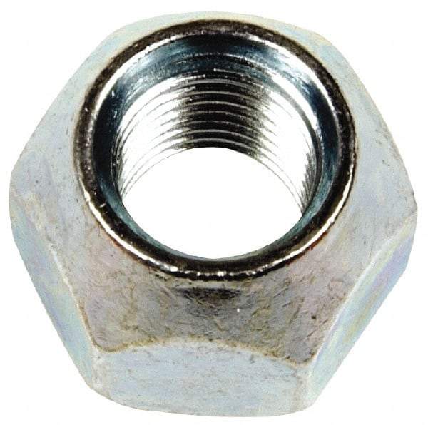 Dorman - 7/16-20 Zinc Finish Open Wheel Nut - 3/4" Hex, 9/16" OAL - Eagle Tool & Supply