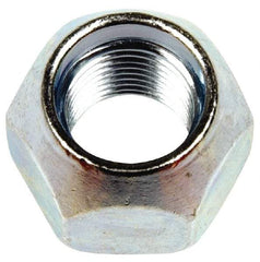 Dorman - 1/2-20 Zinc Finish Open Wheel Nut - 13/16" Hex, 5/8" OAL, 60° Seat Angle - Eagle Tool & Supply