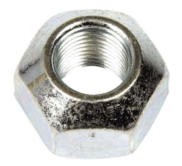 Dorman - 9/16-18 Zinc Finish Open Wheel Nut - 1" Hex, 21/32" OAL, 90° Seat Angle - Eagle Tool & Supply