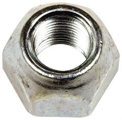 Dorman - M12-1.25 Zinc Finish Open Wheel Nut - 21mm Hex, 16mm OAL, 60° Seat Angle - Eagle Tool & Supply