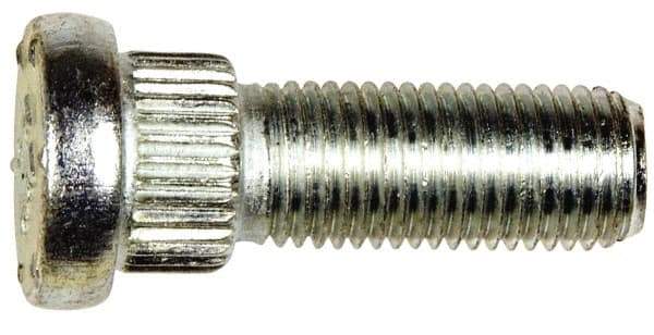 Dorman - 7/16-20 Serrated Bolt Wheel Stud - 0.575" Knurl, 1-3/8" OAL, 5/16" Shoulder Length - Eagle Tool & Supply