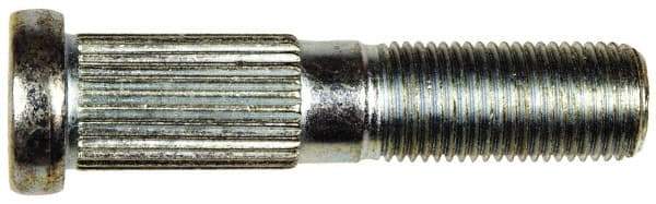 Dorman - 1/2-20 Serrated Bolt Wheel Stud - 0.56" Knurl, 2-3/8" OAL, 15/16" Shoulder Length - Eagle Tool & Supply