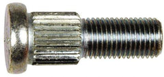 Dorman - 7/16-20 Serrated Bolt Wheel Stud - 0.555" Knurl, 1-7/16" OAL, 17/32" Shoulder Length - Eagle Tool & Supply