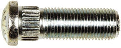 Dorman - 1/2-20 Serrated Bolt Wheel Stud - 0.535" Knurl, 1-17/32" OAL, 5/16" Shoulder Length - Eagle Tool & Supply