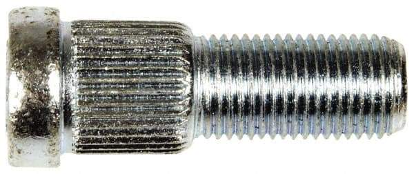 Dorman - 1/2-20 Serrated Bolt Wheel Stud - 0.62" Knurl, 1-5/8" OAL, 19/32" Shoulder Length - Eagle Tool & Supply