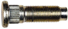 Dorman - 1/2-20 Serrated Bolt Wheel Stud - 0.545" Knurl, 1-3/4" OAL, 7/16" Shoulder Length - Eagle Tool & Supply