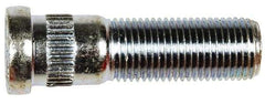 Dorman - 9/16-18 Serrated Bolt Wheel Stud - 5/8" Knurl, 2" OAL, 5/8" Shoulder Length - Eagle Tool & Supply