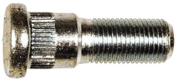 Dorman - 1/2-20 Serrated Bolt Wheel Stud - 0.621" Knurl, 1-5/8" OAL, 17/32" Shoulder Length - Eagle Tool & Supply