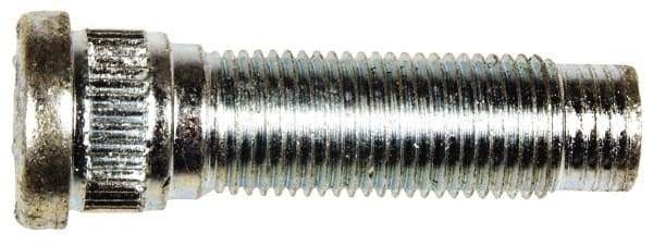 Dorman - 1/2-20 Serrated Bolt Wheel Stud - 0.62" Knurl, 1-21/32" OAL, 11/32" Shoulder Length - Eagle Tool & Supply