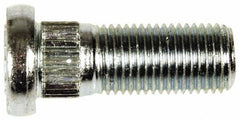 Dorman - M12-1.25 Serrated Bolt Wheel Stud - 13mm Knurl, 32mm OAL, 10mm Shoulder Length - Eagle Tool & Supply