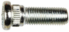 Dorman - M12-1.5 Serrated Bolt Wheel Stud - 14.22mm Knurl, 37mm OAL, 8mm Shoulder Length - Eagle Tool & Supply