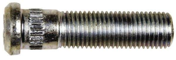 Dorman - 7/16-20 Serrated Bolt Wheel Stud - 0.475" Knurl, 1-3/4" OAL, 27/64" Shoulder Length - Eagle Tool & Supply