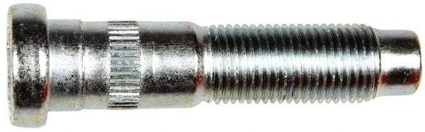 Dorman - 9/16-18 Serrated Bolt Wheel Stud - 0.62" Knurl, 2-5/8" OAL, 1" Shoulder Length - Eagle Tool & Supply