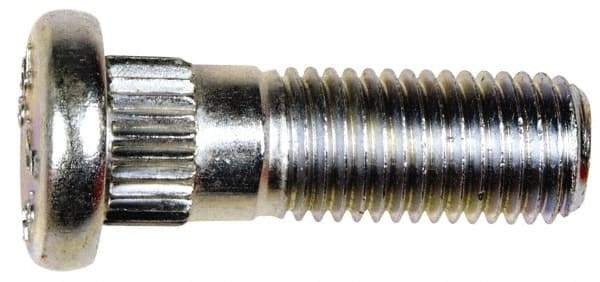 Dorman - M12-1.5 Serrated Bolt Wheel Stud - 12.9mm Knurl, 37.5mm OAL, 13mm Shoulder Length - Eagle Tool & Supply