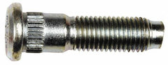 Dorman - M12-1.5 Serrated Bolt Wheel Stud - 13.46mm Knurl, 48mm OAL, 14mm Shoulder Length - Eagle Tool & Supply