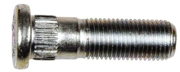 Dorman - M12-1.25 Serrated Bolt Wheel Stud - 12.83mm Knurl, 41.5mm OAL, 14mm Shoulder Length - Eagle Tool & Supply