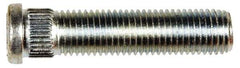 Dorman - M12-1.5 Serrated Bolt Wheel Stud - 12.8mm Knurl, 54mm OAL, 8mm Shoulder Length - Eagle Tool & Supply