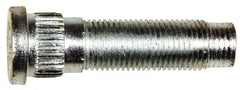 Dorman - 1/2-20 Serrated Bolt Wheel Stud - 0.615" Knurl, 1-31/32" OAL, 17/32" Shoulder Length - Eagle Tool & Supply