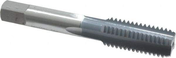 OSG - 5/8-11 UNC 3B 4 Flute elektraLUBE Finish High Speed Steel Straight Flute Standard Hand Tap - Bottoming, Right Hand Thread, 3-13/16" OAL, 1-13/16" Thread Length, H3 Limit - Exact Industrial Supply