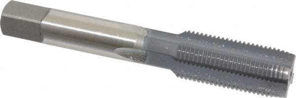OSG - 5/8-18 UNF 3B 4 Flute elektraLUBE Finish High Speed Steel Straight Flute Standard Hand Tap - Plug, Right Hand Thread, 3-13/16" OAL, 1-13/16" Thread Length, H3 Limit - Exact Industrial Supply