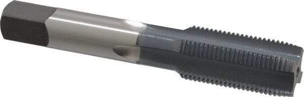 OSG - 3/4-16 UNF 3B 4 Flute elektraLUBE Finish High Speed Steel Straight Flute Standard Hand Tap - Plug, Right Hand Thread, 4-1/4" OAL, 2" Thread Length, H3 Limit - Eagle Tool & Supply