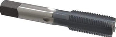 OSG - 3/4-16 UNF 3B 4 Flute elektraLUBE Finish High Speed Steel Straight Flute Standard Hand Tap - Plug, Right Hand Thread, 4-1/4" OAL, 2" Thread Length, H3 Limit - Eagle Tool & Supply