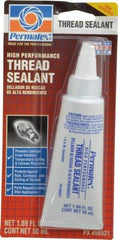 Permatex - 50 mL Tube, White, Paste High Strength Threadlocker - Series 565 - Eagle Tool & Supply