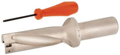 Sumitomo - 3.907" Max Drill Depth, 3xD, 1-1/4" Diam, Indexable Insert Drill - 1-1/4" Shank Diam, Whistle Notch Shank - Eagle Tool & Supply