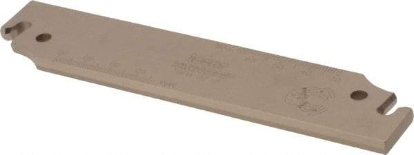 Iscar - 1.2598" Blade Height, 0.2047" Blade Width, 5.9055" OAL, Neutral Cut, Single End Indexable Cut-Off Blade - TGFH Blade, Sumo-Grip, Tang-Grip Series - Eagle Tool & Supply