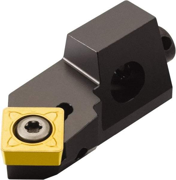 Sandvik Coromant - Series CoroTurn 107, Left Hand, SSSCR/L..CA Toolholder Compatibility, SCMT 09 T3 08, SCMT 3(2.5)2 Insert Compatibility, Indexable Turning Cartridge - Screw Holding Method, 50.1mm OAL - Eagle Tool & Supply